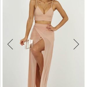 Body Language Two Piece Set In Blush showpo